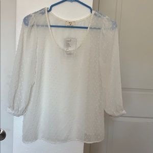 Sheer urban outfitters top